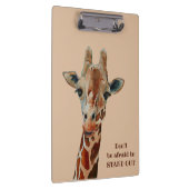 Giraffe das Safari Tier Aquarell Klembord (Rechts)