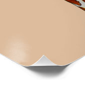 Giraffe das Safari Tier Aquarell  Perfect Poster (Hoek)