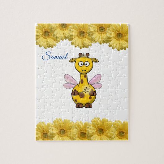 Giraffe Decoratief Jigzaag Puzzle Legpuzzel (Verticaal)