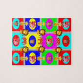 Giraffe decoratieve legpuzzel (Horizontaal)