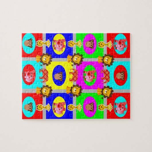 Giraffe decoratieve legpuzzel (Horizontaal)