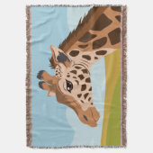 Giraffe Deken (Voorkant Verticaal)