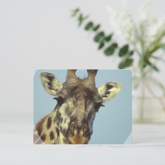 Giraffe Design Briefkaarten (Staand voorkant)
