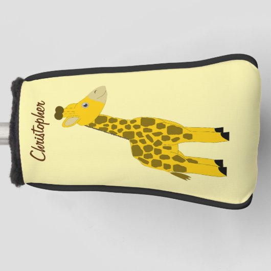 Giraffe Design Golfheadcover (Voorkant)