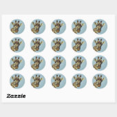 Giraffe Design Stickers (Vel)