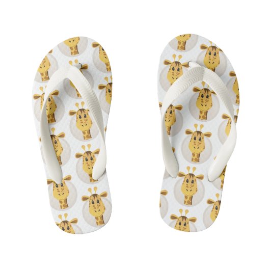 Giraffe Design Teenslippers Kinderen (Voetbed)