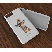 Giraffe die het pet van de winter aanpasbaar Poste Case-Mate iPhone Case
