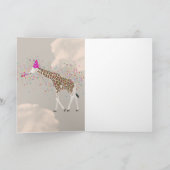 Giraffe die Safari-dieren op zaterdag koopt Kaart (Binnen)