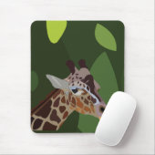 Giraffe Dier Illustratie Muismat (Met muis)