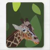 Giraffe Dier Illustratie Muismat (Voorkant)