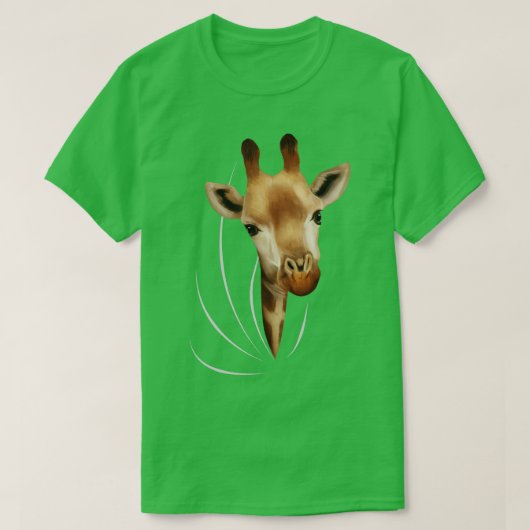 Giraffe dier komt van binnen t-shirt (Design voorkant)