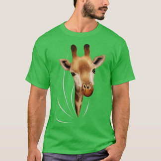 Giraffe dier komt van binnen t-shirt