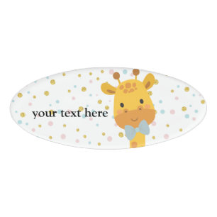 Giraffe, dier naambadge