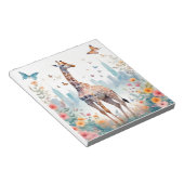 Giraffe  Dier Natuur Milieu Stad Kunst Notitieblok (Schuin)