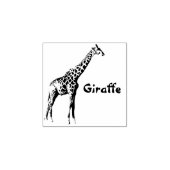 GIRAFFE DIER RUBBER STEMPEL (Afrduk)