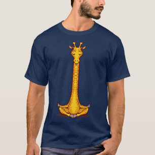 Giraffe Dieren Meditation Zen Boeddhisme T-shirt