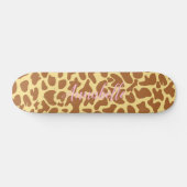 Giraffe Dierenafdrukken - Aangepast Persoonlijk Skateboard (Horizontaal)