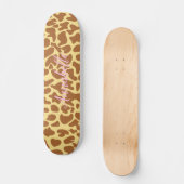 Giraffe Dierenafdrukken - Aangepast Persoonlijk Skateboard (Voorkant)
