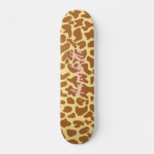 Giraffe Dierenafdrukken - Aangepast Persoonlijk Skateboard (Voorkant)