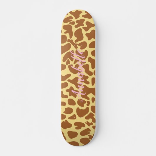 Giraffe Dierenafdrukken - Aangepast Persoonlijk Skateboard (Voorkant)