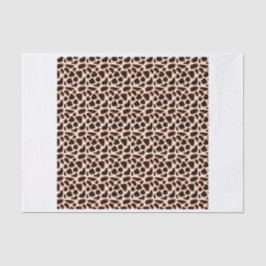 Giraffe Dierenpringspatroon Tissuepapier