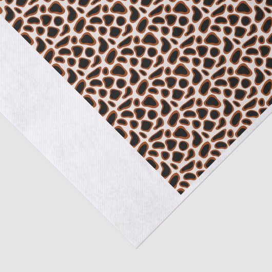 Giraffe Dierenpringspatroon Tissuepapier (Detail)