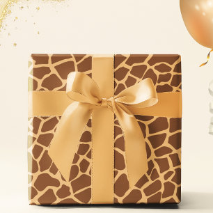 Giraffe Dierenprint Safari Wild Life Cadeaupapier
