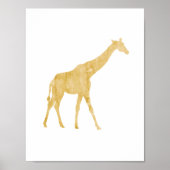 Giraffe, Dierenstijl, Safari-stijl, poster van pad (Voorkant)