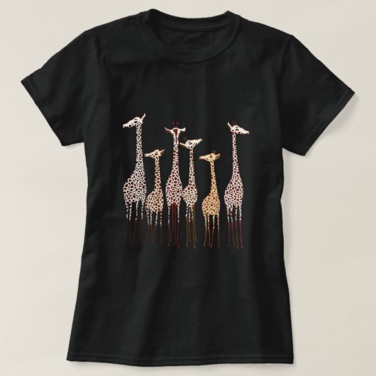 Giraffe Dierenvrienden Funny Natuur Lover Mannen T-shirt (Design voorkant)