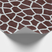 Giraffe dierlijk afdrukken cadeaupapier (Hoek)