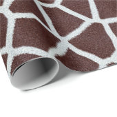 Giraffe dierlijk afdrukken cadeaupapier (Rol Hoek)