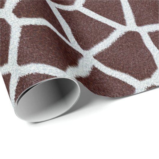 Giraffe dierlijk afdrukken cadeaupapier (Rol Hoek)