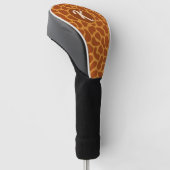 Giraffe dierlijke huid golfheadcover (Schuin)