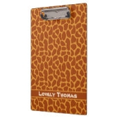 Giraffe dierlijke huid klembord (Links)