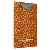 Giraffe dierlijke huid klembord (Rechts)