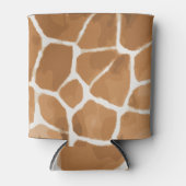 Giraffe dierpatroon blikjeskoeler (Voorkant)