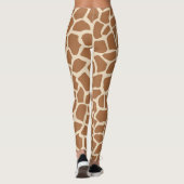 Giraffe dierpatroon leggings (Achterkant)