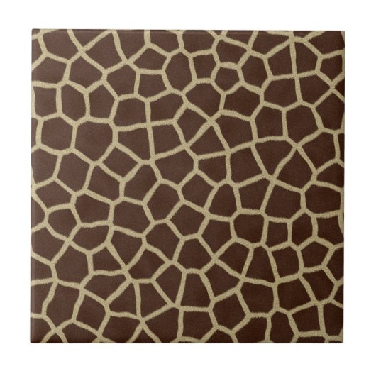 Giraffe Dierprint Tegeltje (Voorkant)