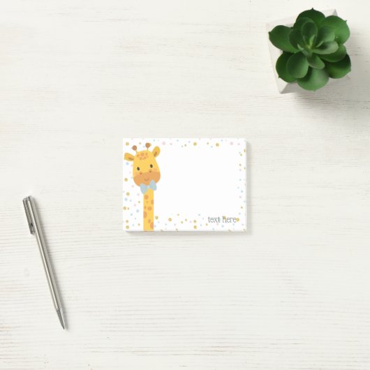 Giraffe, diervoorbeeld post-it® notes (Kantoor)