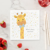 Giraffe, diervoorbeeld servet (Insitu)