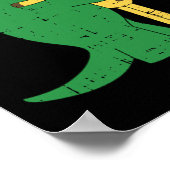 Giraffe Dinosaur Hug Love Dino Animals Safari Hall Poster (Hoek)