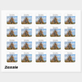 Giraffe "Dit boek is van" Sticker (Vel)