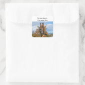 Giraffe "Dit boek is van" Sticker (Tas)