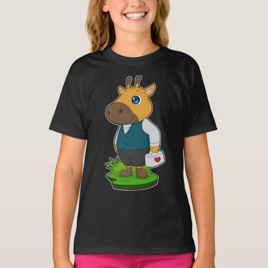 Giraffe Doctor EHBO-doos T-shirt (Voorkant)