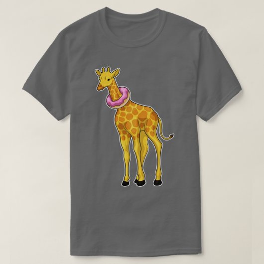 Giraffe Donut T-shirt (Design voorkant)