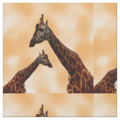 Giraffe Double Trouble, Katoenen Stof (Close Up)