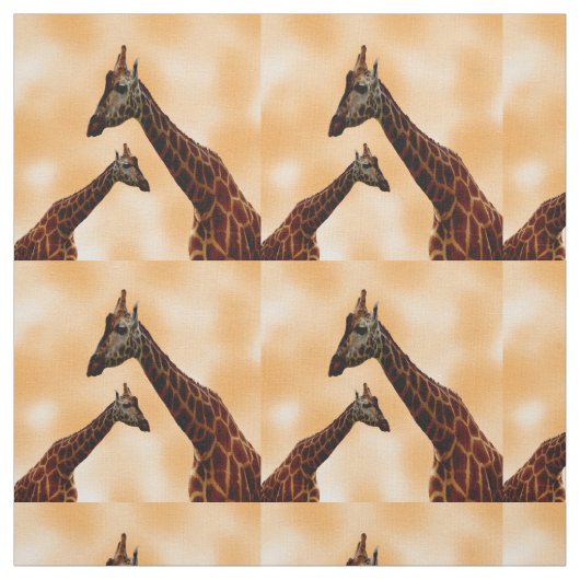 Giraffe Double Trouble, Katoenen Stof (Swatch)