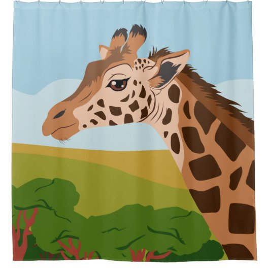 Giraffe Douchegordijn (Voorkant)