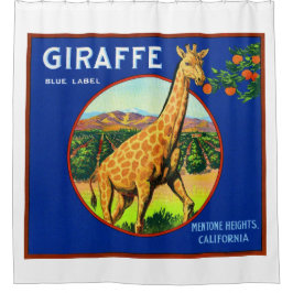 Giraffe douchegordijn