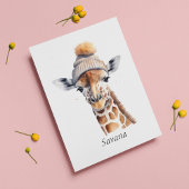 Giraffe dragen winter pet aanpasbaar kaart